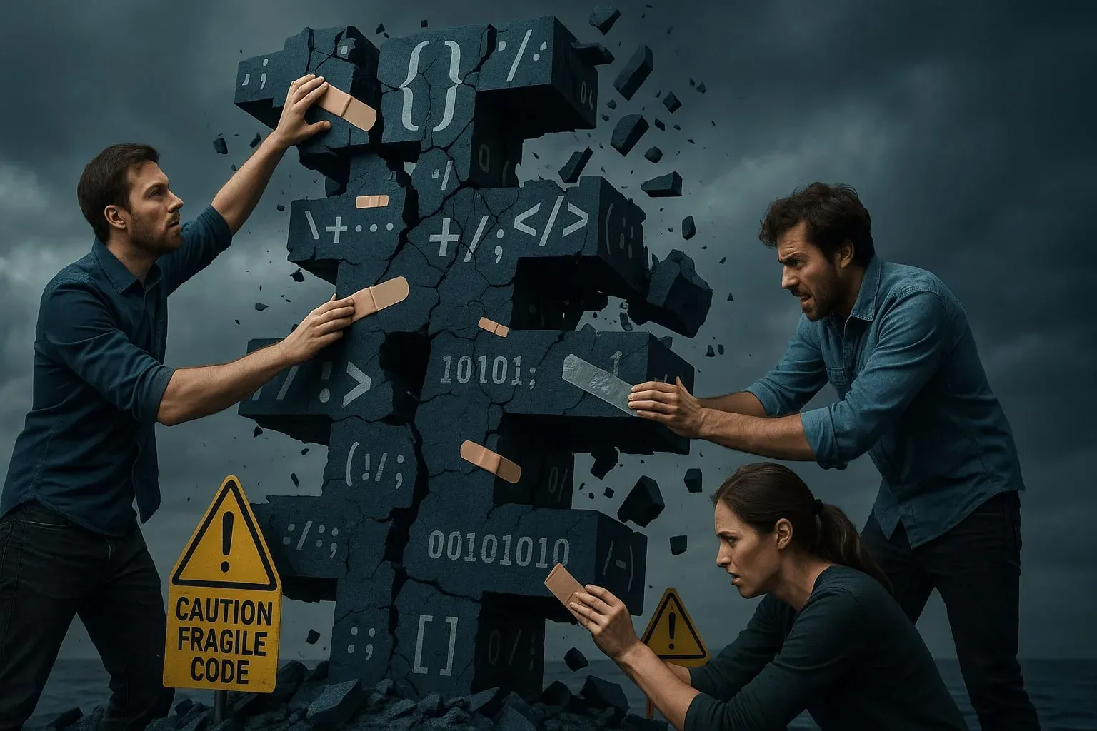 An illustration of the rising costs technical debt causes