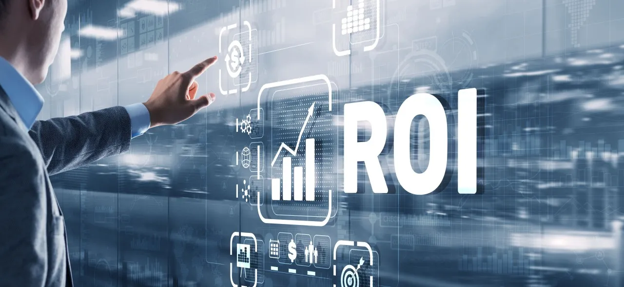 An illustration of measuring the return on an AI automation project