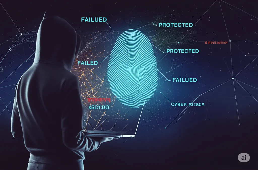 Illustration representing the M&S cyberattack and its business impact